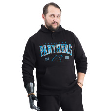 Толстовка Carolina Panthers G-III Sports by Carl Banks Black Adaptive Team Spirit Graphic Fleece