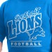 Кофта Detroit Lions G-III Sports by Carl Banks Blue Adaptive Headliner Team Name Graphic Fleece