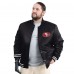 San Francisco 49ers G-III Sports by Carl Banks Black Adaptive Team Graphic Satin Full-Snap Varsity Jacket