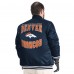 Куртка на кнопках Denver Broncos G-III Sports by Carl Banks Navy Adaptive Team Graphic Satin