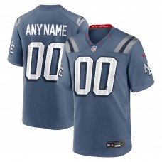 Именная джерси New England Patriots Nike Blue 2025 Rivalries Collection Game