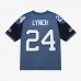 Джерси Seattle Seahawks Marshawn Lynch Mitchell & Ness Blue 2010 Legacy Throwback Replica