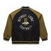 Куртка на кнопках Detroit Lions Mitchell & Ness Olive/Black Vintage Logo Double Clutch Satin Raglan