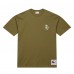 Футболка Green Bay Packers Mitchell & Ness Olive Vintage Logo Premium