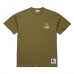 Футболка Detroit Lions Mitchell & Ness Olive Vintage Logo Premium