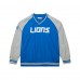 Куртка Detroit Lions Mitchell & Ness Blue Raglan