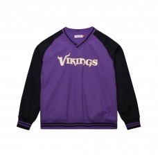 Minnesota Vikings Mitchell & Ness Purple Raglan Jacket