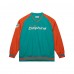 Miami Dolphins Mitchell & Ness Aqua Raglan Jacket