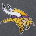 Minnesota Vikings Mitchell & Ness Heather Black Legacy Collection Raglan Fleece Hoodie