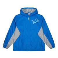 Ветровка Detroit Lions Mitchell & Ness Blue Playmaker