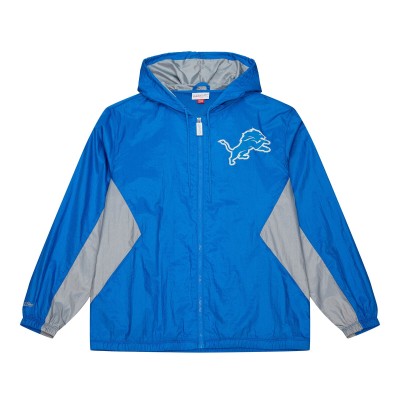 Ветровка Detroit Lions Mitchell & Ness Blue Playmaker