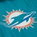 Miami Dolphins Mitchell & Ness Aqua Playmaker Full-Zip Windbreaker Jacket