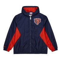 Ветровка Chicago Bears Mitchell & Ness Navy Vintage Logo Playmaker
