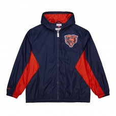 Ветровка Chicago Bears Mitchell & Ness Navy Vintage Logo Playmaker