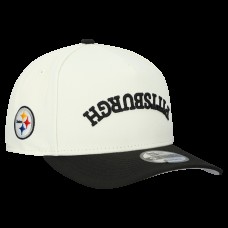Бейсболка Pittsburgh Steelers New Era Cream Upside Down 9FIFTY A-Frame Snapback Бейсболка Pittsburgh Steelers New Era Cream Upside Down 9FIFTY A-Frame Snapback