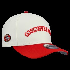 Бейсболка San Francisco 49ers New Era Cream Upside Down 9FIFTY A-Frame Snapback Бейсболка San Francisco 49ers New Era Cream Upside Down 9FIFTY A-Frame Snapback