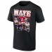 New England Patriots Drake Maye Black Notorious T-Shirt