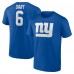New York Giants Jaxson Dart Royal Icon Player Name & Number T-Shirt New York Giants Jaxson Dart Royal Icon Player Name & Number T-Shirt