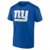 New York Giants Jaxson Dart Royal Icon Player Name & Number T-Shirt