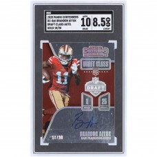 Brandon Aiyuk San Francisco 49ers Autographed 2020 Panini Contenders Gold Draft Class #DC-BAI #18/20 SGC Authenticated 8.5/10 Rookie Card