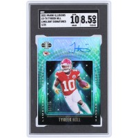 Tyreek Hill Kansas City Chiefs Autographed 2021 Panini Illusions Limelight Sigs #LS-TH #3/35 SGC Authenticated 8.5/10 Card