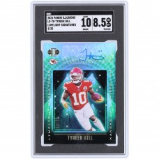 Tyreek Hill Kansas City Chiefs Autographed 2021 Panini Illusions Limelight Sigs #LS-TH #3/35 SGC Authenticated 8.5/10 Card