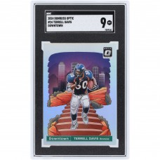 Terrell Davis Denver Broncos 2024 Panini Donruss Optic Downtown #24 SGC Authenticated 9 Card