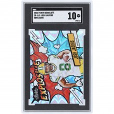 Josh Jacobs Green Bay Packers 2024 Panini Absolute Explosive #EX-JJS SGC Authenticated 10 Card