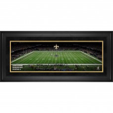 New Orleans Saints Fanatics Authentic Framed 10 x 30 Caesars Superdome Panoramic Photograph
