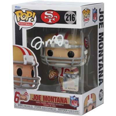 Joe Montana San Francisco 49ers Autographed Fanatics Authentic #216 Funko Pop! Figurine