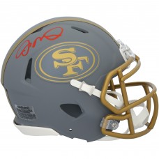 Joe Montana San Francisco 49ers Autographed Fanatics Authentic Riddell Slate Speed Mini Helmet