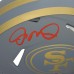 Joe Montana San Francisco 49ers Autographed Fanatics Authentic Riddell Slate Speed Mini Helmet