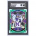 J.J. McCarthy Minnesota Vikings 2024 Panini Select Green Prizm Rookie Swatches Team Logo Dual-Color Relic #RS-JMY #4/5 SGC Authenticated 8.5 Rookie Card