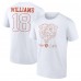 Футболка Chicago Bears Caleb Williams White Outline Player