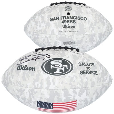 Brock Purdy San Francisco 49ers Autographed Fanatics Authentic 2024 Salute To Service Wilson Football