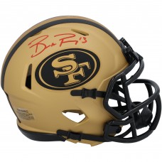 Brock Purdy San Francisco 49ers Autographed Fanatics Authentic Riddell Rave Speed Mini Helmet