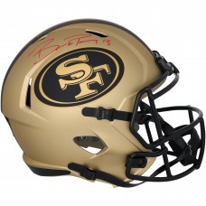 Brock Purdy San Francisco 49ers Autographed Fanatics Authentic Riddell Rave Speed Replica Helmet