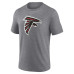 Именная футболка Atlanta Falcons Gray Heritage Name & Number Tri-Blend