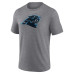 Именная футболка Carolina Panthers Gray Heritage Name & Number Tri-Blend