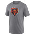 Именная футболка Chicago Bears Gray Heritage Name & Number Tri-Blend