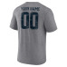 Именная футболка Chicago Bears Gray Heritage Name & Number Tri-Blend