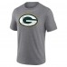 Футболка Green Bay Packers Gray Heritage Custom Name & Number Tri-Blend