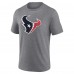 Футболка Houston Texans Gray Heritage Custom Name & Number Tri-Blend