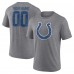 Indianapolis Colts Gray Heritage Custom Name & Number Tri-Blend T-Shirt Indianapolis Colts Gray Heritage Custom Name & Number Tri-Blend T-Shirt