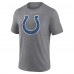 Indianapolis Colts Gray Heritage Custom Name & Number Tri-Blend T-Shirt