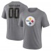 Футболка Pittsburgh Steelers Gray Heritage Custom Name & Number Tri-Blend Футболка Pittsburgh Steelers Gray Heritage Custom Name & Number Tri-Blend