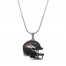 Denver Broncos The GLD Shop 14K White Gold Logo Pendant & 20 Tennis Chain Denver Broncos The GLD Shop 14K White Gold Logo Pendant & 20 Tennis Chain