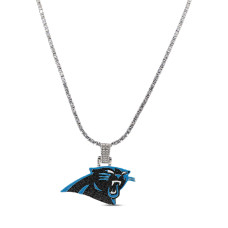 Кулон Carolina Panthers GLD 14K White Gold Logo & 20 Tennis Chain Кулон Carolina Panthers GLD 14K White Gold Logo & 20 Tennis Chain
