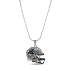 Кулон Carolina Panthers GLD 14K White Gold Logo & 20 Tennis Chain Кулон Carolina Panthers GLD 14K White Gold Logo & 20 Tennis Chain
