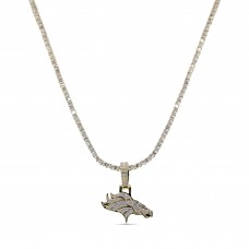Denver Broncos The GLD Shop 18K Yellow Gold Logo Pendant & 20 Tennis Chain Denver Broncos The GLD Shop 18K Yellow Gold Logo Pendant & 20 Tennis Chain